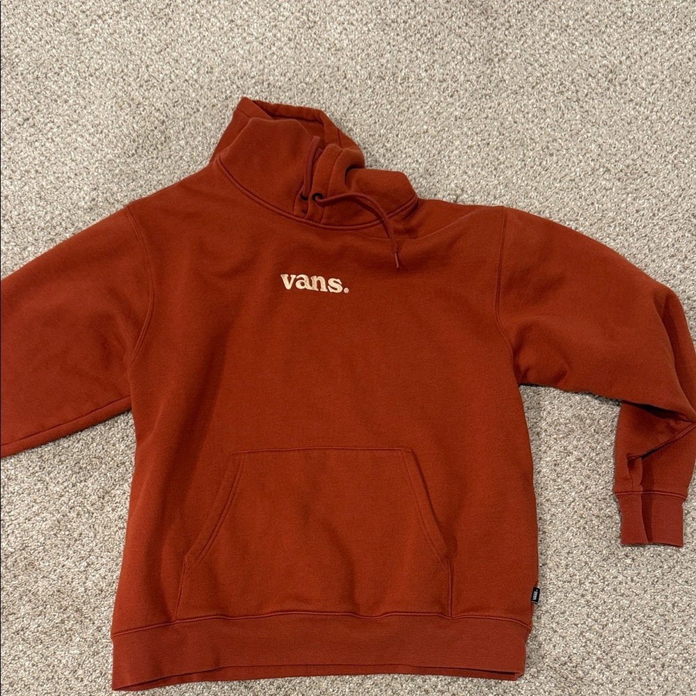 Vans Burnt Orange High Collar Hoodie